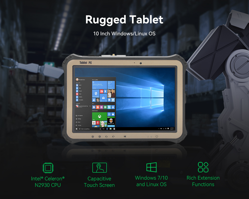 10.1 Rugged Tablet Featuring 11th Gen Intel® Core™/Celeron® Processors -  AAEON