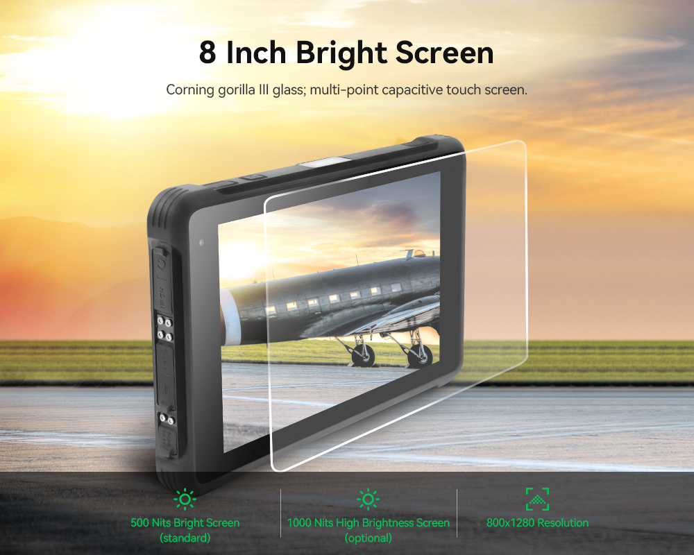 Details of 8 Inch Intel Z8350 Rugged Tablet