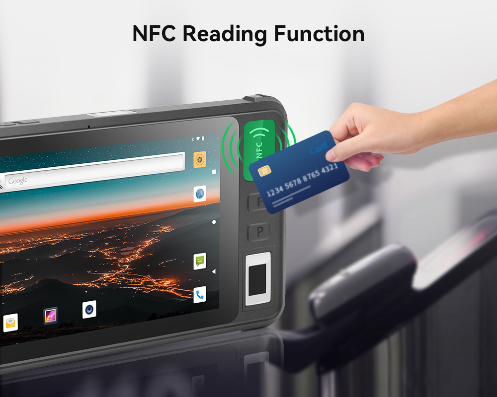 Details of 8 Inch MTK 6771 Front NFC Fingerprint Rugged Tablet